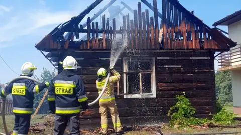 Tragiczny pożar w Nisku na Podkarpaciu, nie żyje 77-latek