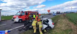 Do wypadku doszło na DK91 w miejscowości Małe Czyste