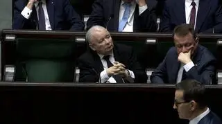 Jarosław Kaczyński przyglądał się konsultacjom Terleckiego