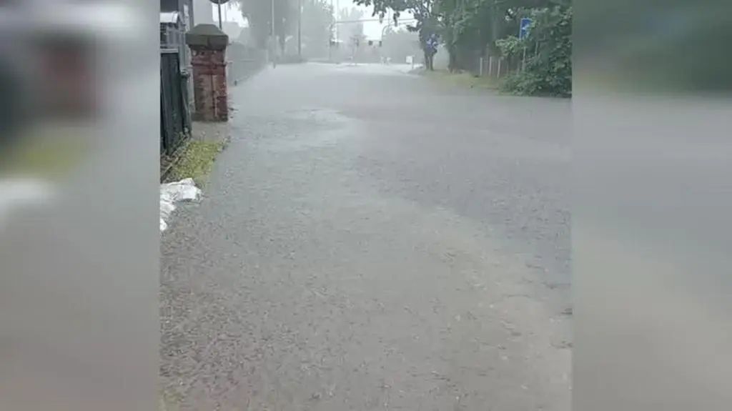 Olsztyn po ulewie