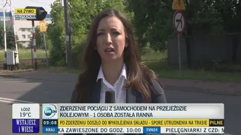 Auto zderzyło się z pociągiem