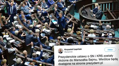 Prezydenckie projekty ustaw trafiły do Sejmu