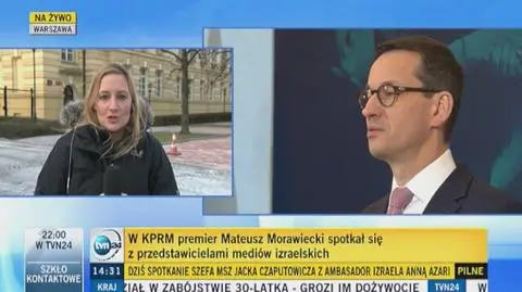 Izraelscy dziennikarze o spotkaniu z premierem Morawieckim