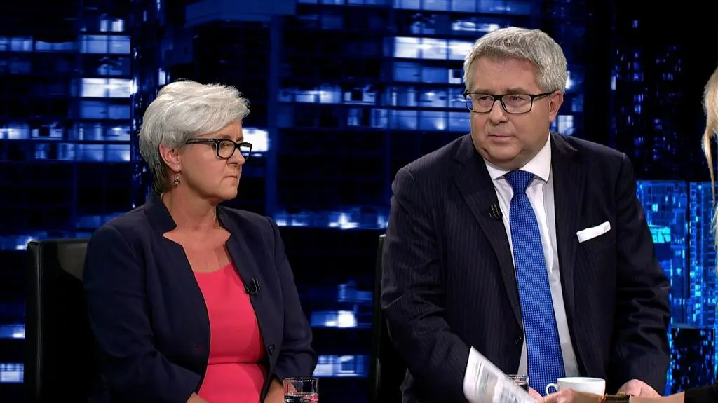 Czarnecki wyjaśniał sprawę swojego przemówienia w kościele