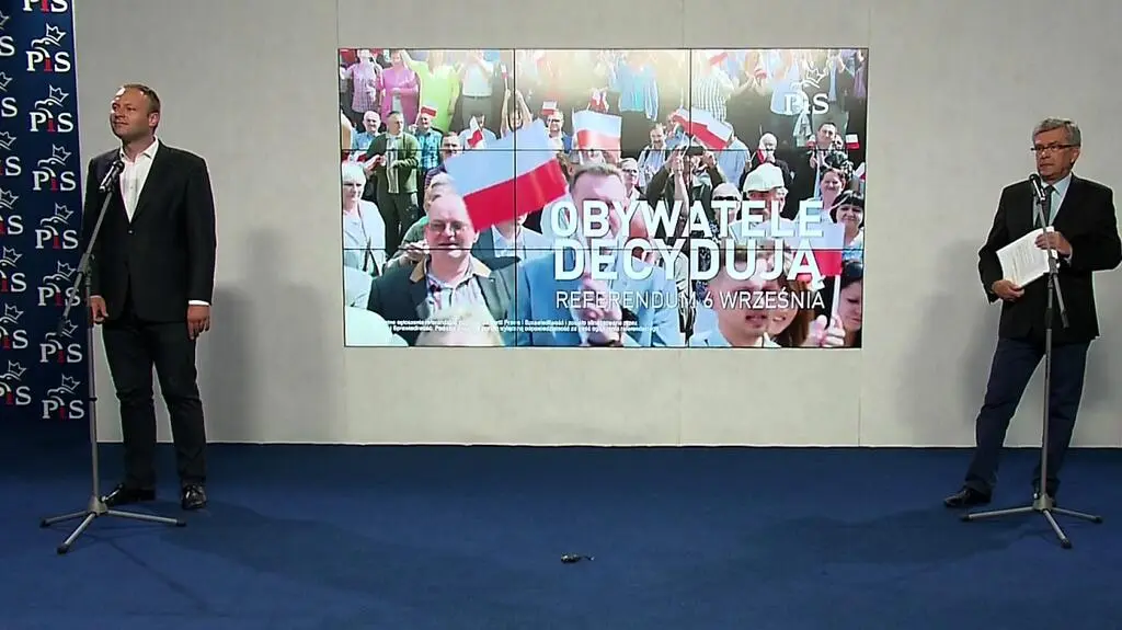 Konferencja PiS ws