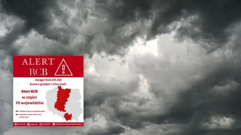 Alert RCB dla 10 województw