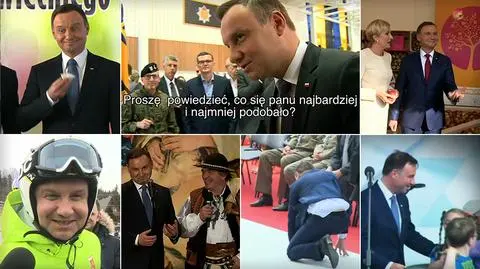 Gadka o dudach, łapanie hostii, tańce z Arką Noego. The best of Andrzej Duda