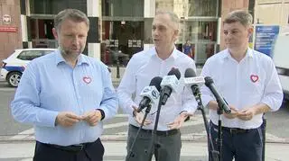 Konferencja prasowa polityków KO