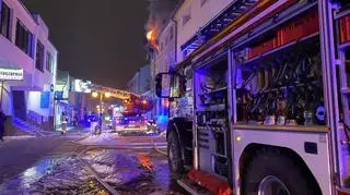 Zgłoszenie o pożarze dotarło do strażaków przed godziną 6