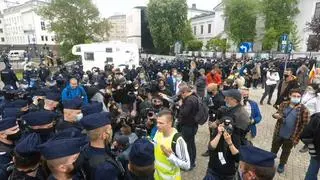 Protest przedsiębiorców w Warszawie