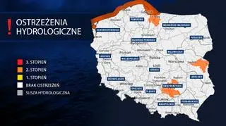 Ostrzeżenia hydrologiczne IMGW