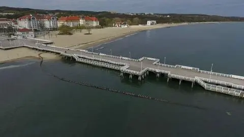Molo w Sopocie już otwarte (nagranie archiwalne z 2020 roku)