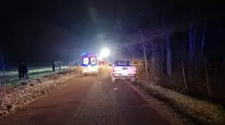 22-latek uderzył w drzewa. Zginął na miejscu