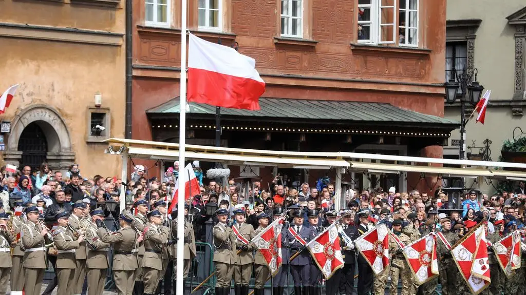 Na Placu Zamkowym odbyły się uroczystości z okazji Święta Konstytucji 3 Maja