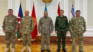 Spotkanie ministrów obrony Azerbejdżanu, Kirgistanu, Tadżykistanu, Uzbekistanu i szefa sztabu kazachskich sił zbrojnych w Aktau 