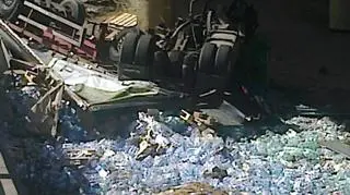 Według świadków, mężczyzna wyskoczył z pojazdu 