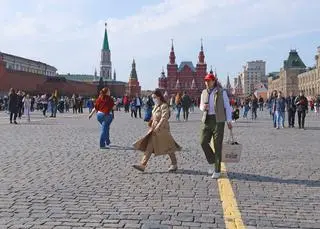 Rosja. Plac Czerwony w Moskwie 