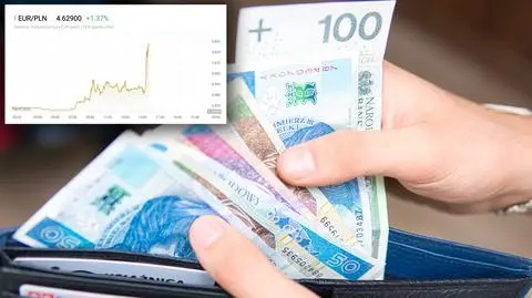 Gwałtowne osłabienie złotego podczas konferencji prezesa NBP