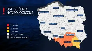 Aktualnie czytasz: Strażacy wypompowują wodę, stany ostrzegawcze i alarmowe na rzekach