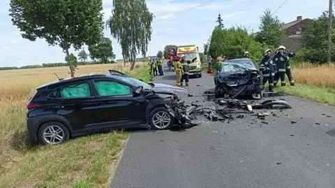 "Zjechał na łuku drogi na przeciwległy pas, doprowadzając do czołowego zderzenia"