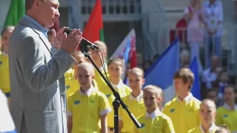 Putin odwiedził słynny obóz pionierski na Krymie