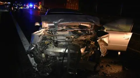 Kierowca audi - jak ustaliła policja - wsiadł za kółko bez uprawnień 