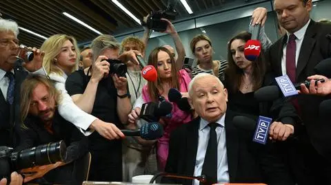 Jarosław Kaczyński stawił się przed komisją ds. wyborów kopertowych
