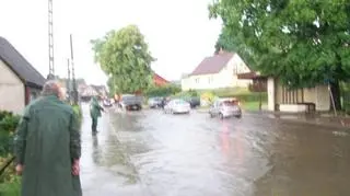 W Trzebielinie zalało ulice i garaże