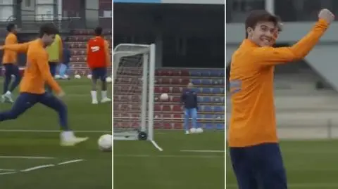 Piłkarz Barcelony strzelił efektownego gola zza bramki. "Zostawił wszystkich z otwartymi ustami"