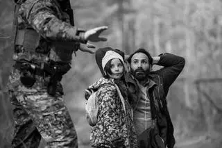 Kadr z filmu "Zielona granica"