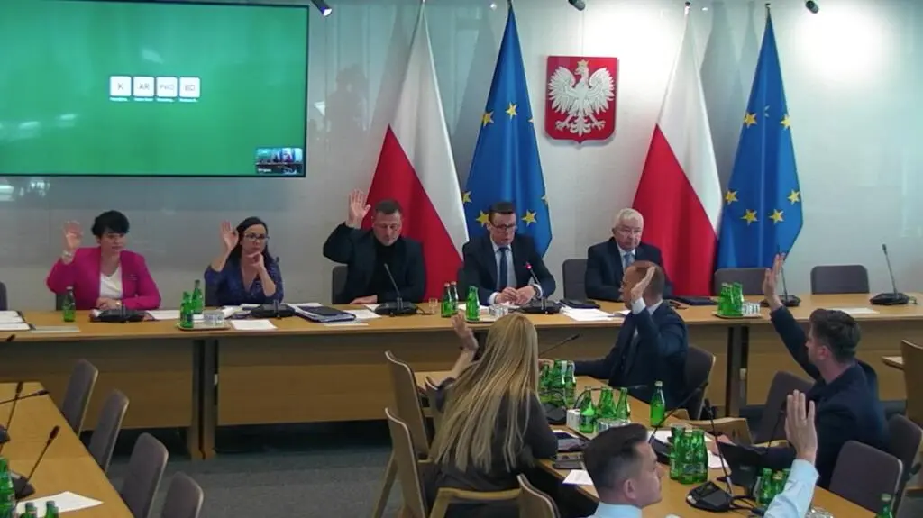 Session of the Sejm Justice and Human Rights Committee
