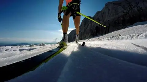 Lodowiec Dachstein widok zapiera dech. To tam Justyna Kowalczyk prowadzi trening biegaczek