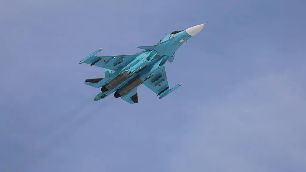 Rosyjski Su-34. Zdjęcie ilustracyjne 