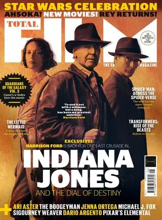 Okładka "Total Film" promująca plakat nowego Indiany Jonesa