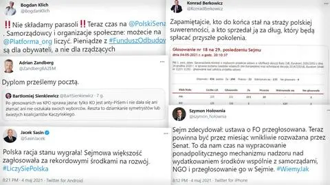 Sienkiewicz: dziamkanie symetrystów lub koalicjantów Kaczyńskiego. Zandberg: dyplom prześlemy pocztą