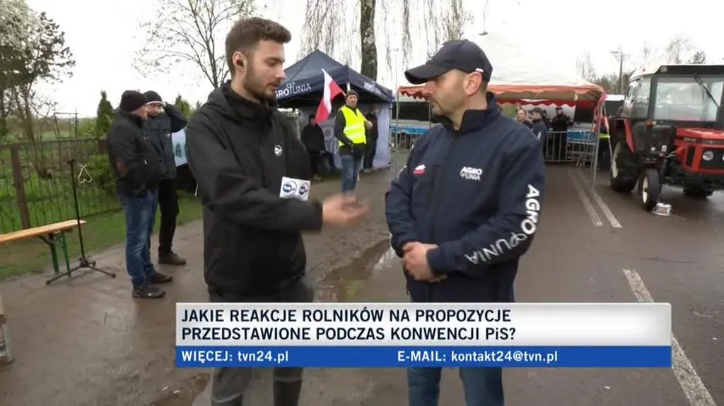 Reakcja protestujących rolników w Hrubieszowie na obietnice rządu