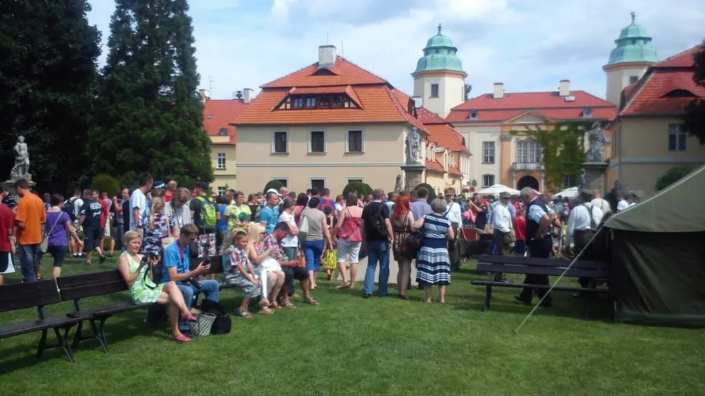 Tłumy na Zamku Książ