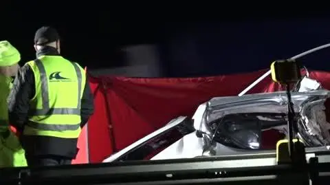 Kierowca wjechał w tył tira 