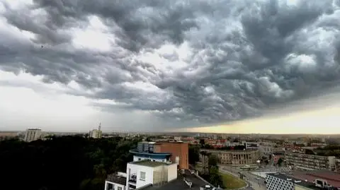 Chmury nad Białymstokiem