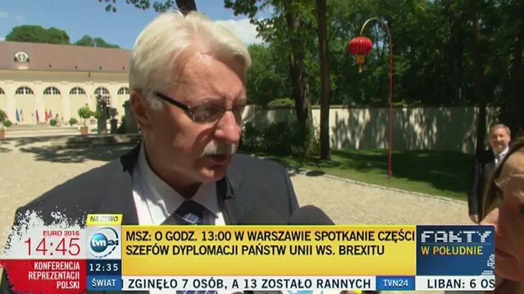 Waszczykowski przed spotkaniem ws. Brexitu: wina po obu stronach