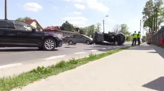 "Porzucił auto i uciekł" 