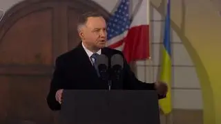 Duda: Biden pokazał, że Ukraina nie jest sama