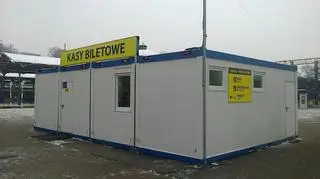 Dworzec w Gdańsku na dwa miesiące przeniósł się do kontenerów