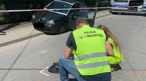 Policyjna blokada i strzały ostrzegawcze