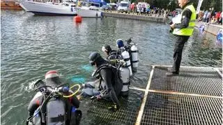 Przygotowanie do zejścia pod wodę