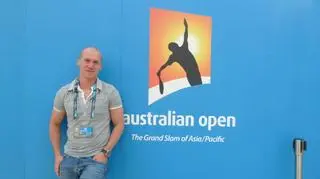 Jacek Mejer podczas Australian Open 2011 