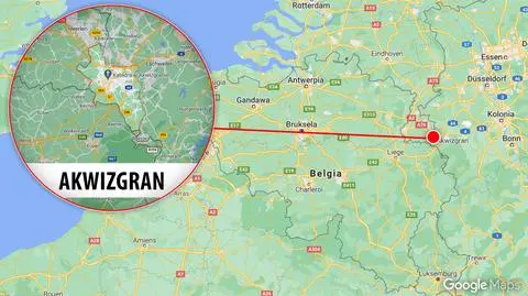 Nożownik zaatakował policjantów w Akwizgranie 