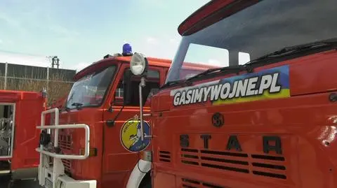 Wozy strażackie z wyposażeniem dla Ukrainy