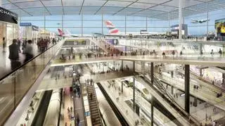 "Thames Hub" - lotnisko, dworzec kolejowy i port morski - projektu Normana Fostera
