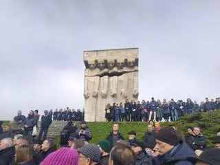 Uroczystość otwarcia muzeum KL Plaszow